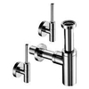 Schell Edition designset sifon 2x hoekstopkraan chroom 0440211 Schell Edition designset sifon 2x hoekstopkraan chroom 0440211