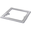 Berg van den vloerput 60x60cm 2x zijafvoer 50 mm rvs SW93643 Berg van den vloerput 60x60cm 2x zijafvoer 50 mm rvs SW93643