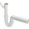 Viega Évacuation de lavabo Siphon 1. 1/2 pouce inclus tube mural Acrylique Blanc SW111080