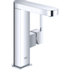Grohe Plus 1-gats wastafelkraan M-size met gladdy body en push open waste chroom 23872003 SW296762 Grohe Plus 1-gats wastafelkraan M-size met gladdy body en push open waste chroom 23872003 SW296762