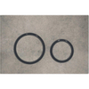 Geberit Sigma21 bedieningplaat met dualflush frontbediening voor toilet/urinoir 24.6x16.4cm zwartchroom / betonlook SW420187 Geberit Sigma21 bedieningplaat met dualflush frontbediening voor toilet/urinoir 24.6x16.4cm zwartchroom / betonlook SW420187