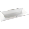 Duscholux Prime-line Ligbad B80xL190cm met gat rechthoek met overloop Acryl Wit SW114272 Duscholux Prime-line Ligbad B80xL190cm met gat rechthoek met overloop Acryl Wit SW114272