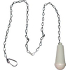 De Beer closettrekker plastic - met nylon koord - wit GA76631