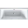 Duravit P3 Ligbad H47.5xB70xL160cm 52cm met gat rechthoek met overloop Acryl Wit SW119280 Duravit P3 Ligbad H47.5xB70xL160cm 52cm met gat rechthoek met overloop Acryl Wit SW119280
