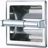 Geesa Serie 100 inbouw closetrolhouder RVS look GA78407 Geesa Serie 100 inbouw closetrolhouder RVS look GA78407