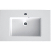 Bruynzeel Matera Wastafel 80x1.5x50cm zonder kraangat Composiet mat wit SW227957 Bruynzeel Matera Wastafel 80x1.5x50cm zonder kraangat Composiet mat wit SW227957