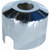 De Beer Rosace de robinet H3cm Ronde Chrome brillant SW112541