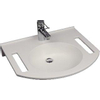 Sphinx Wastafel H11.5xD55cm 45cm 1 kraangat rechthoek Keramiek Wit SW115504 Sphinx Wastafel H11.5xD55cm 45cm 1 kraangat rechthoek Keramiek Wit SW115504