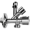 Raminex vanne de vidange combi 1/2x3/4x3/8 avec bouton de commande 10mm à coudex 7972031