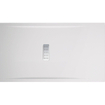 Novellini Ultra flat receveur de douche Acrylique rectangulaire 180x90x3.5cm comprend bonde blanche 0336051