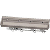 Intersan Sanilav auge de lavage 240cm avec 4 robinets électroniques inox 304 104M9 GA46320