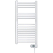Zehnder Aura E Radiateur sèche-serviettes électrique 78,6x40cm 300 watts 230 volts | 50 Hz Acier Blanc brillant SW205919