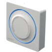 Uponor smatrix base thermostat d'ambiance t 145 bus pod 26.5x80x80mm câblé avec bouton rotatif avec échelle imprimée blanc brillant SW74751