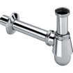 Viega siphon gobelet de bidet avec tube mural 20cm 5/4 avec rosace chrome 0510246