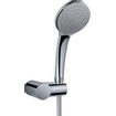 Ideal Standard Idealrain ensemble pour baignoire : flexible de douche 125cm douchette 100mm 1 jet et support de douchette réglable chrome 0180722