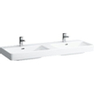 Laufen Pro S lavabo-plan double 46x130x17.5cm 1 trou de robinet céramique blanc 0083327
