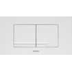 Wisa XT Kantos plaque de commande en plastique dualflush DF blanc 0701517