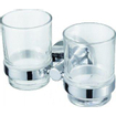 Haceka Pro2000 Support double en verre chrome HA1117771