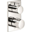 Dornbracht Imo partie apparente pour robinet de baignoire encastré thermostatique avec inverseur incluant robinet d'arrêt 2 fonctions chrome 0272815
