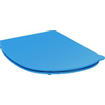 Ideal Standard Contour 21 abattant de WC avec couvercle pour cuvette de WC enfant au sol + cuvette de WC enfant suspendue 7 11 ans bleu 0467094