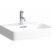 Laufen VAL lavabo-plan de toilette 42x55x11.5cm avec trou de robinetterie avec trop-plein SaphirKeramik blanc SW47005