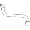 Venlo bec orientable vers le bas avec régulateur de jet 1/2x130mm chrome 0423599