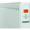 Radson yali digital radiateur électrique à panneaux 40x60cm 500watt avec supports muraux acier blanc SW453224