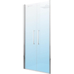 Novellini Young 2.0 2B porte pivotante 2 pièces pour niche 87/91x200cm profil matchroom verre clair 0336258