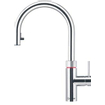 Quooker FLEX Robinet à eau bouillante mousseur extractible et bec rotatif sans réservoir Chrome SW299820