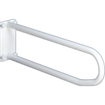Handicare Linido barre d''appui WC fixe 70cm blanc 0603783