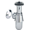 Viega siphon à gobelet pour bonde sans tube mural 6/4 avec rosace chrome 0500240