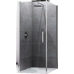 Novellini Giada paroi fixe F 84/87x195cm profil blanc et verre transparent 0334532