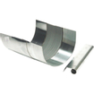 Rheinzink pièce de dilatation en caoutchouc complète pour gouttière moulurée M30 0,80 mm avec pièce à rebord séparée 2420275