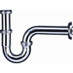 Kludi Siphon 1.1/4inch avec rosace inclus tube mural Laiton Chrome SW111896