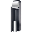 Looox Ensemble brosse de toilette fermée - avec support à rouleau - carrelable - anthracite SW76086