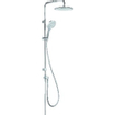 Kludi Freshline colonne de douche sans vanne de douche avec douche de tête ø25cm et douchette à main 3s avec flexible de douche 160cm chrome 0413172