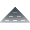 Looox Corner Shelf Tablette murale d’angle 30x22cm inox brossé SECOND CHOIX OUT6807