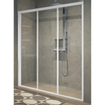 Novellini Lunes 2.0 porte coulissante 3 pièces 3P 78/84x195cm matchroom/clair SW96403