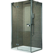 Novellini Brera paroi latérale f 77/79x200cm profil chrome réversible avec verre clair SW96272