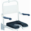 Handicare Siège de douche avec assise et accoudoirs Blanc GA74542