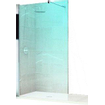 Novellini Giada douche à l'italienne h 140x195cm avec support mural 100cm profil chrome mat et verre transparent 0336337
