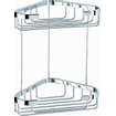 Geesa Basket Porte-douche d’angle double 22cm Chrome 0650253
