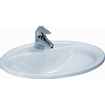 Laufen Pro B lavabo à poser 56x44x18.5cm 1 trou de robinet sans trop-plein céramique blanc 0080270