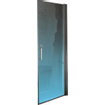 Novellini Giada porte pivotante pour niche 1B 87 90x195cm gauche profil chrome mat et verre transparent 0334535