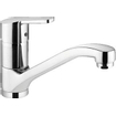 Kludi Logo Keukenmengkraan 11cm 3/8 inch flexibele slang 1 kraangat temperatuurbegrenzing Chroom glans SW111652