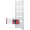 Radson Flores E radiateur électrique de salle de bain 122,2x50cm blanc 750 watt SW210921