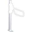 Handicare Linido support pour support de toilette pliable acier inoxydable revêtu blanc GA47555