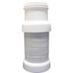 Praya Tuyau flexible de vidage 11cm blanc 0770650