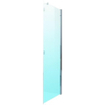 Novellini Young 2.0 FG paroi latérale 79/81x200cm pour porte pivotante G et porte pliante 2GS avec profil chromé mat et verre transparent 0335713