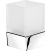 Geesa Modern Art Porte-gobelet avec verre Chrome 0650141